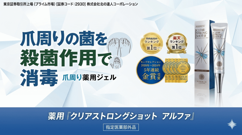 ①:クリアストロングショットアルファ|初めてでも安心・返金保証つき